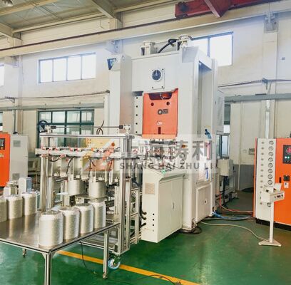 Schneider Electrical Components 24KW Aluminium Container Making Machine Pneumatic Integrated System