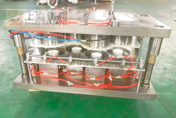 24KW 380V Aluminum Foil Cup Making Machine White Orange Automatic Metal Shaping Equipment
