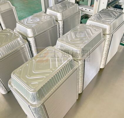 800kN Pneumatic Foil Container Machine  Foil Pan Making Machine  with Mitsubishi PLC and Encoder