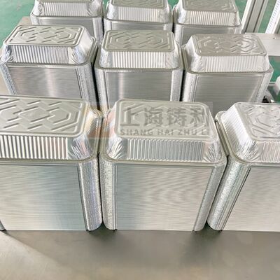 Mitsubishi PLC Inverter aluminum foil container machine  180-260mm Slide Stroke