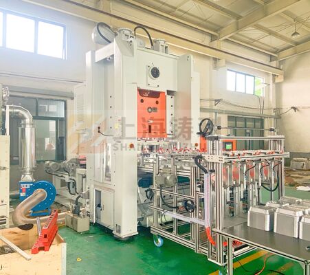 Schneider Electrical Components 24KW Aluminium Container Making Machine Pneumatic Integrated System