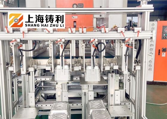50-65 Times/Min Fully Automatic Aluminium Container Making Machine 24kw 380v 3 Phase