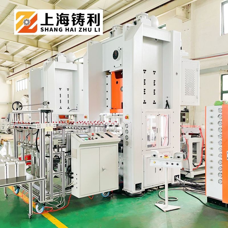 High Speed Automatic Aluminium Food Container Making Machine H Frame Hydraulic Food Container Punching Machine