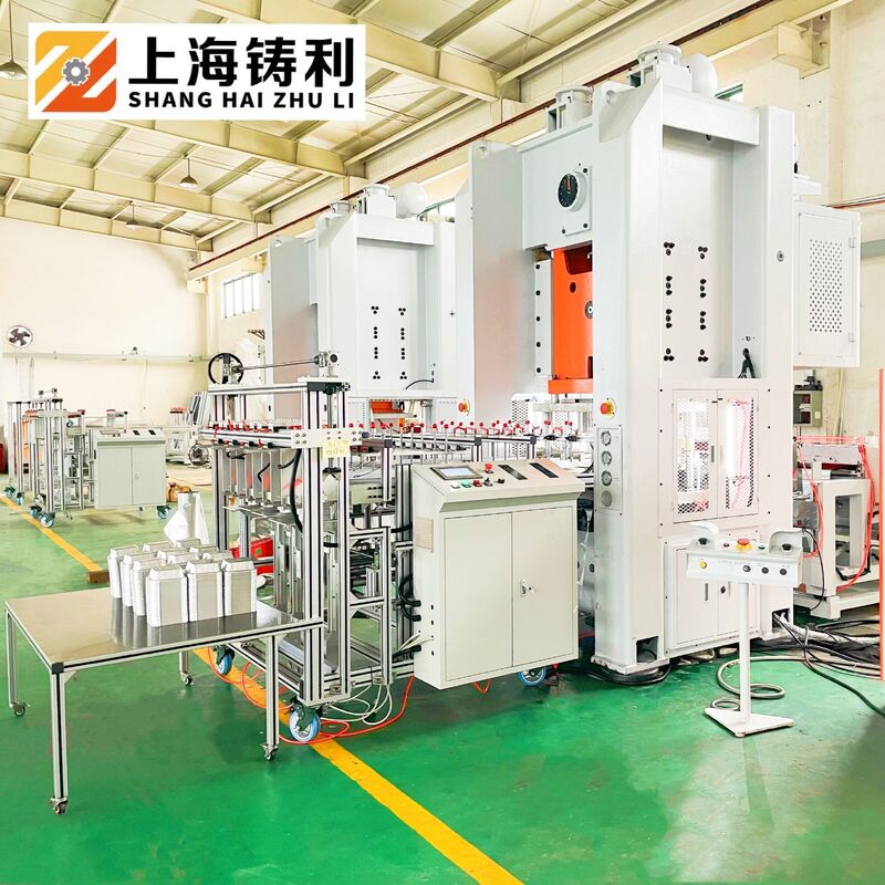 Servo H Frame Hydraulic Press Aluminium Food Container Machine With Mitsubishi PLC